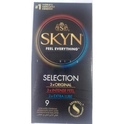 Презервативи SKYN Selection Condoms 9 pcs - улюблені презервативи в одній упаковці!